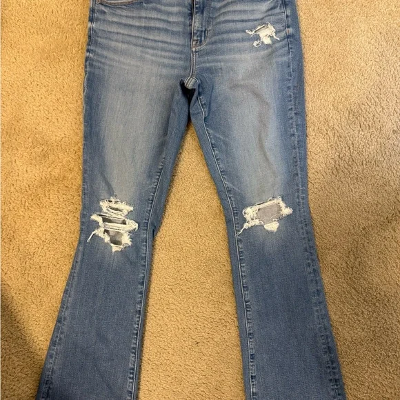 AE Stretch High-Waisted Skinny Kick Jean - Picture 2 of 6